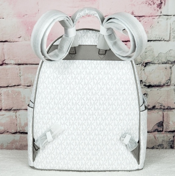 💕LAST 1💕Michael Kors Bright White Abbey Backpack - Picture 3 of 5